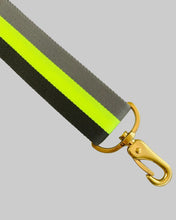 Lade das Bild in den Galerie-Viewer, eflektierender Gelb-Grau verstellbarer Strap für Bauchtasche 38mm breit