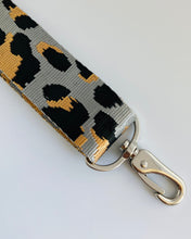 Lade das Bild in den Galerie-Viewer, Grau Leomuster verstellbarer Taschengurt für Bauchtasche 38mm breit