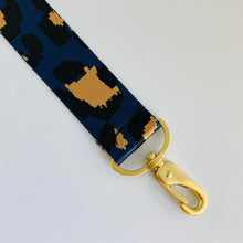 Lade das Bild in den Galerie-Viewer, Marineblau - Leomuster