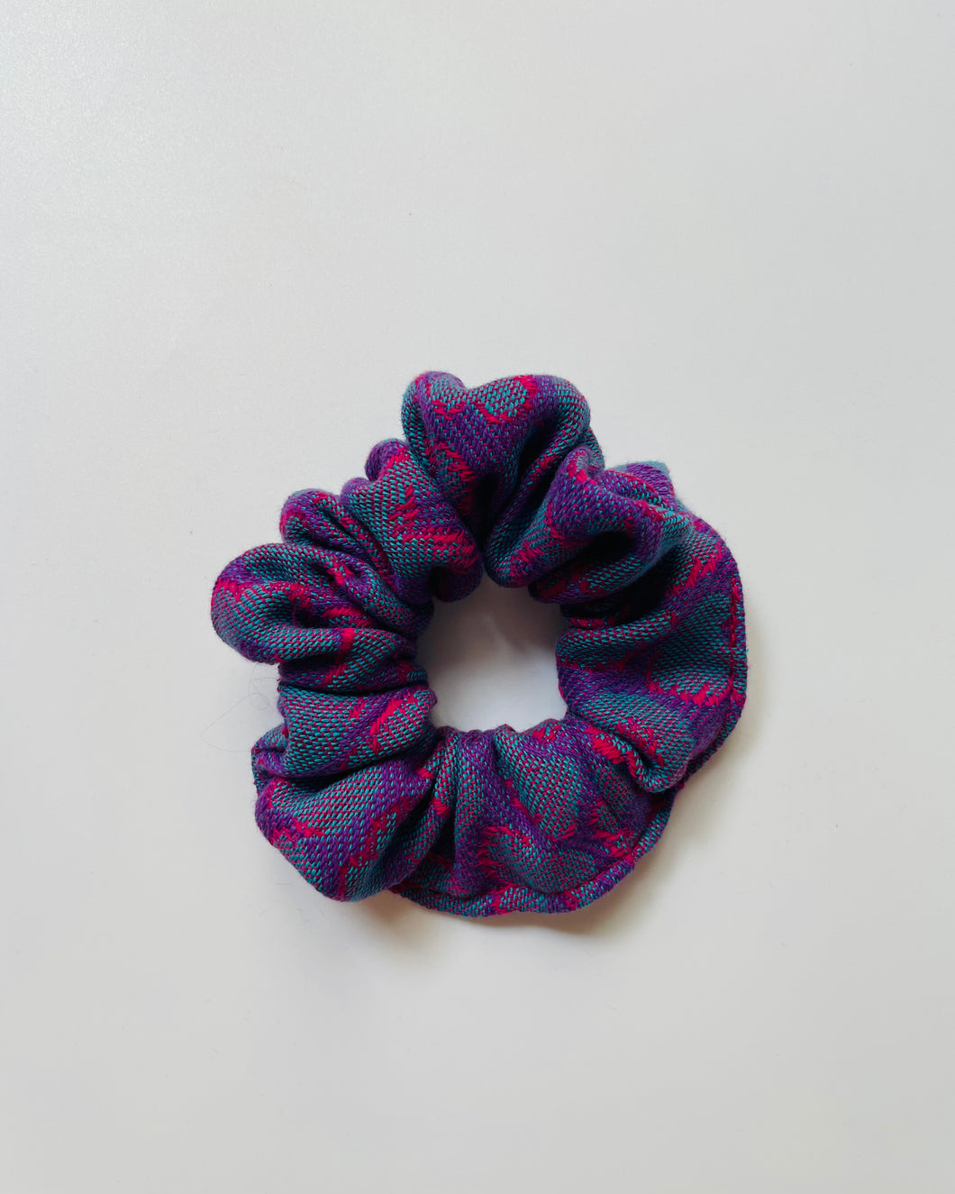 MARIANNE Scrunchie - Blau-Pink